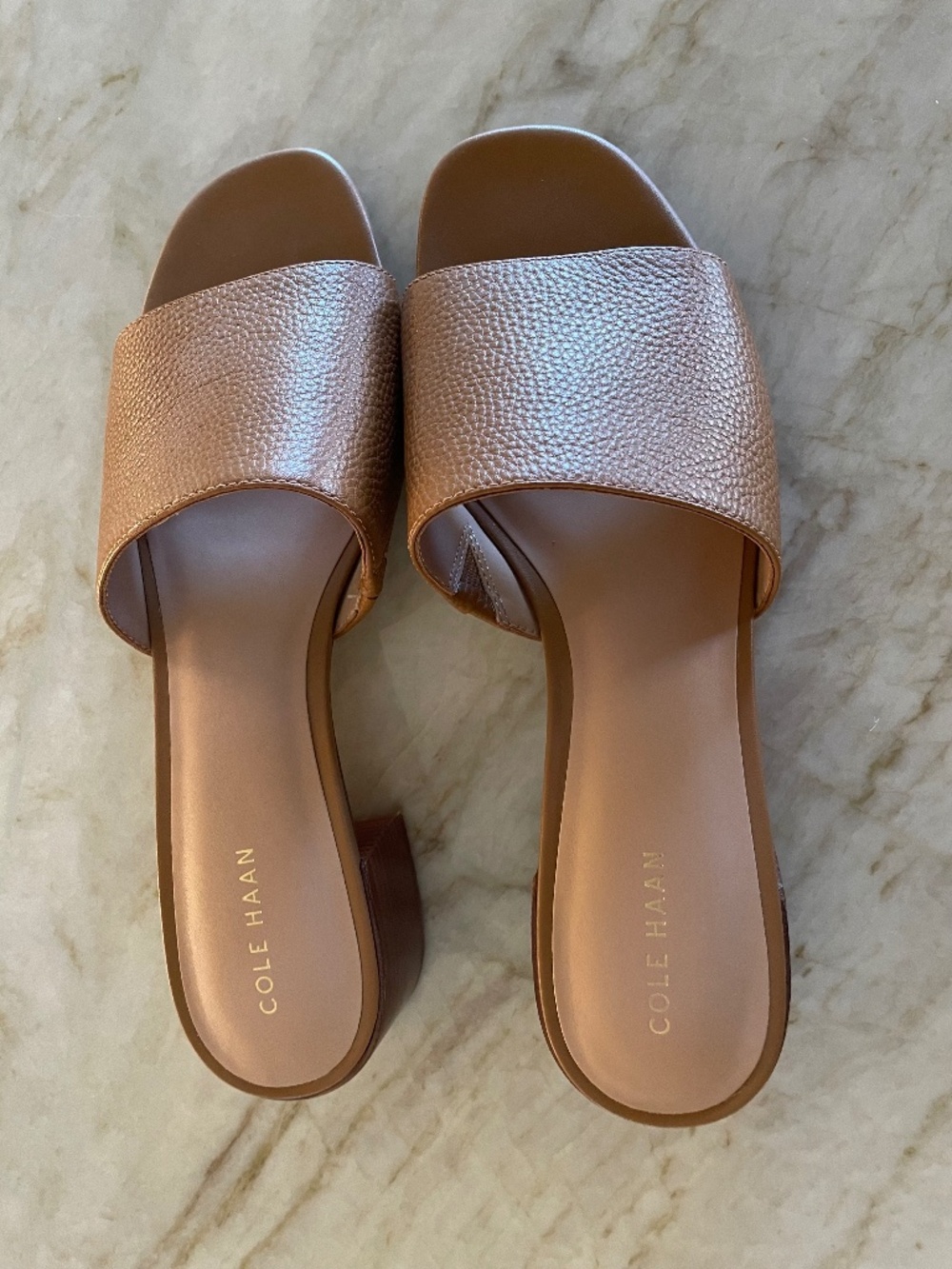 Cole Haan Leather Slide
